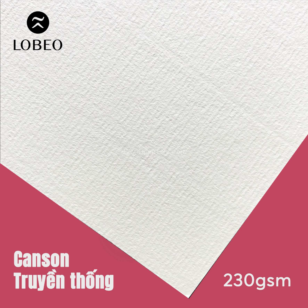 Giấy vẽ màu nước Canson truyền thống 230gsm