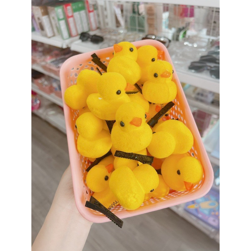 🐤 KẸP TÓC LÒ XO VỊT VÀNG