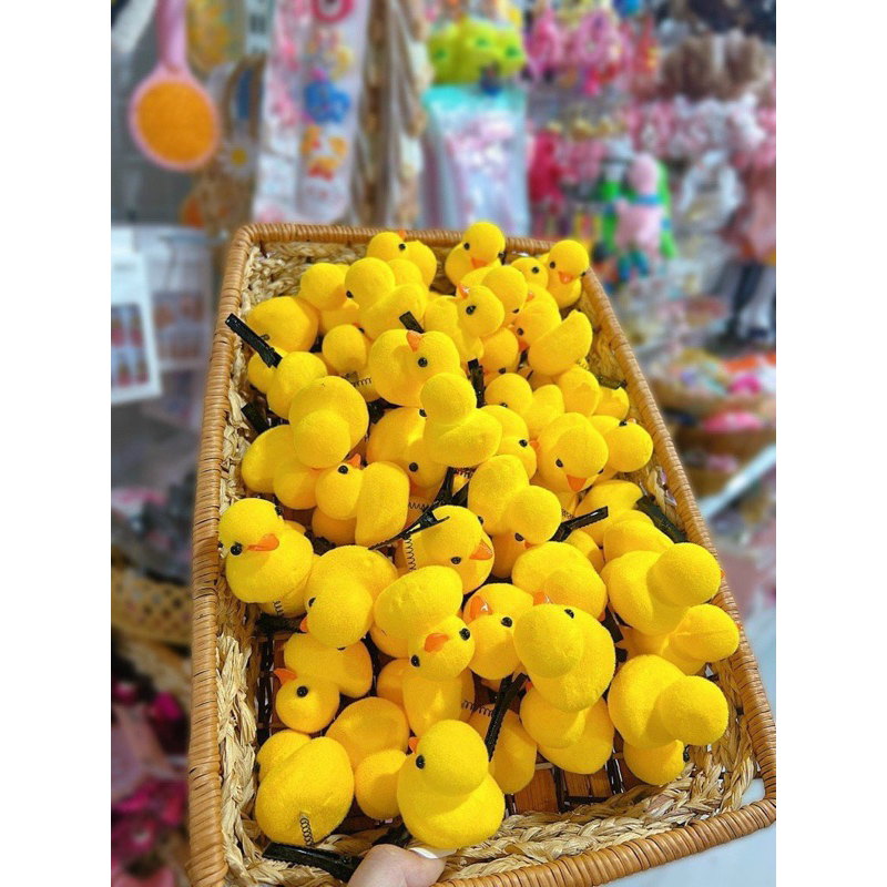 🐤 KẸP TÓC LÒ XO VỊT VÀNG