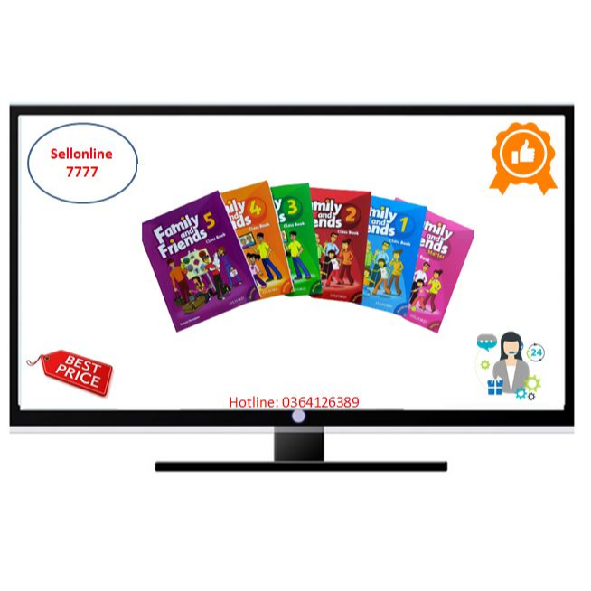 Bản đẹp Family and Friends Starter - 6 (chọn 1 tùy ý từ level 1 - level 6)