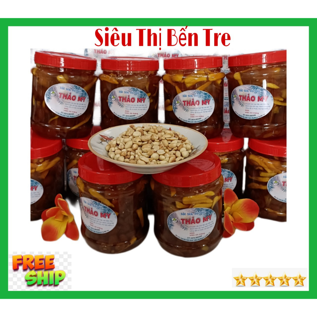 HỦ 900GR ME HẠT MỀM RIM KHÓM THÁI LAN- BÁNH LÁ MƠ SHOP