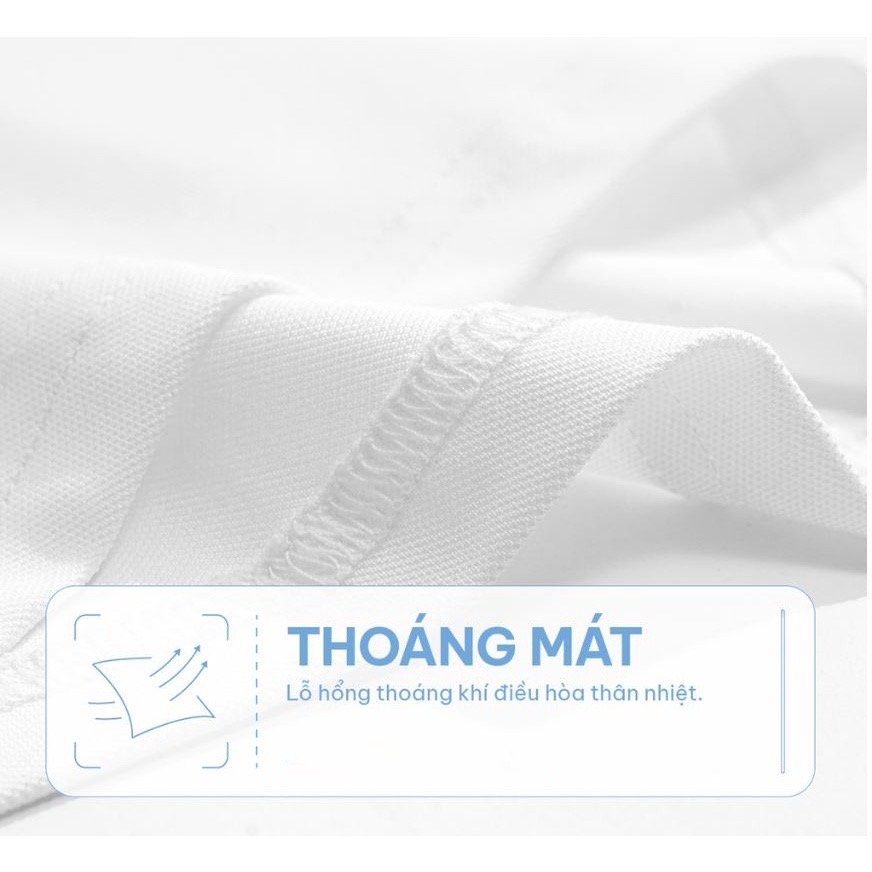 Bộ Nam Mùa Hè Cao Cấp Chất Mát Unim Store Vải CVC Poly Spandex Thông Hơi Họa tiết Kẻ Sọc UNIM341
