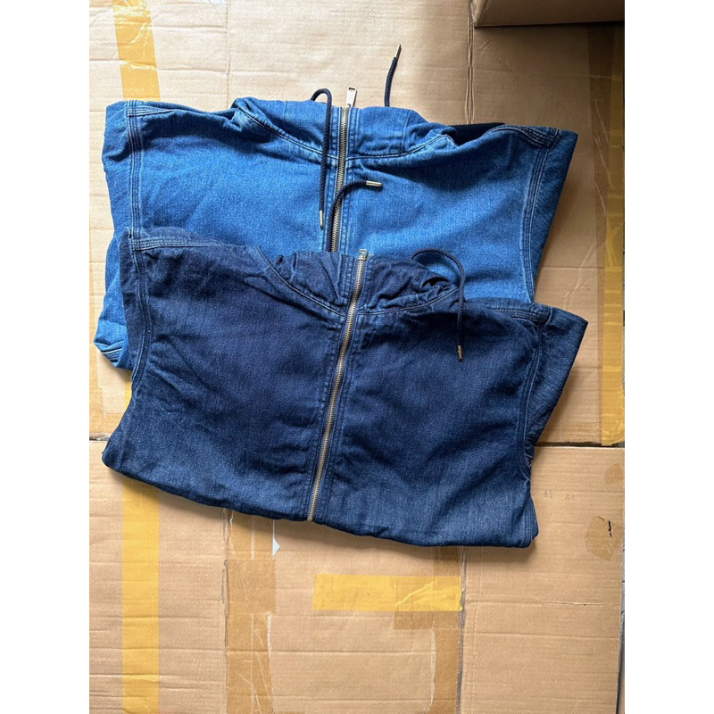 Áo khoác jean jean thuần mềm nam/nữ xuất Nhật.