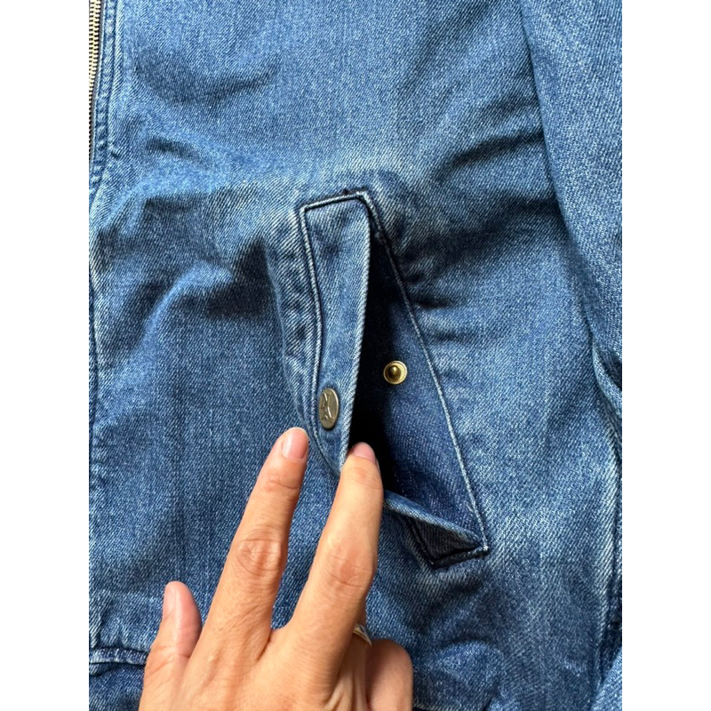 Áo khoác jean jean thuần mềm nam/nữ xuất Nhật.