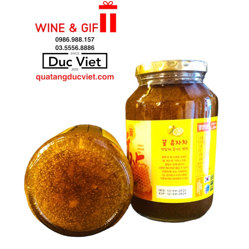 Trà gừng mật ong Hàn quốc 1kg