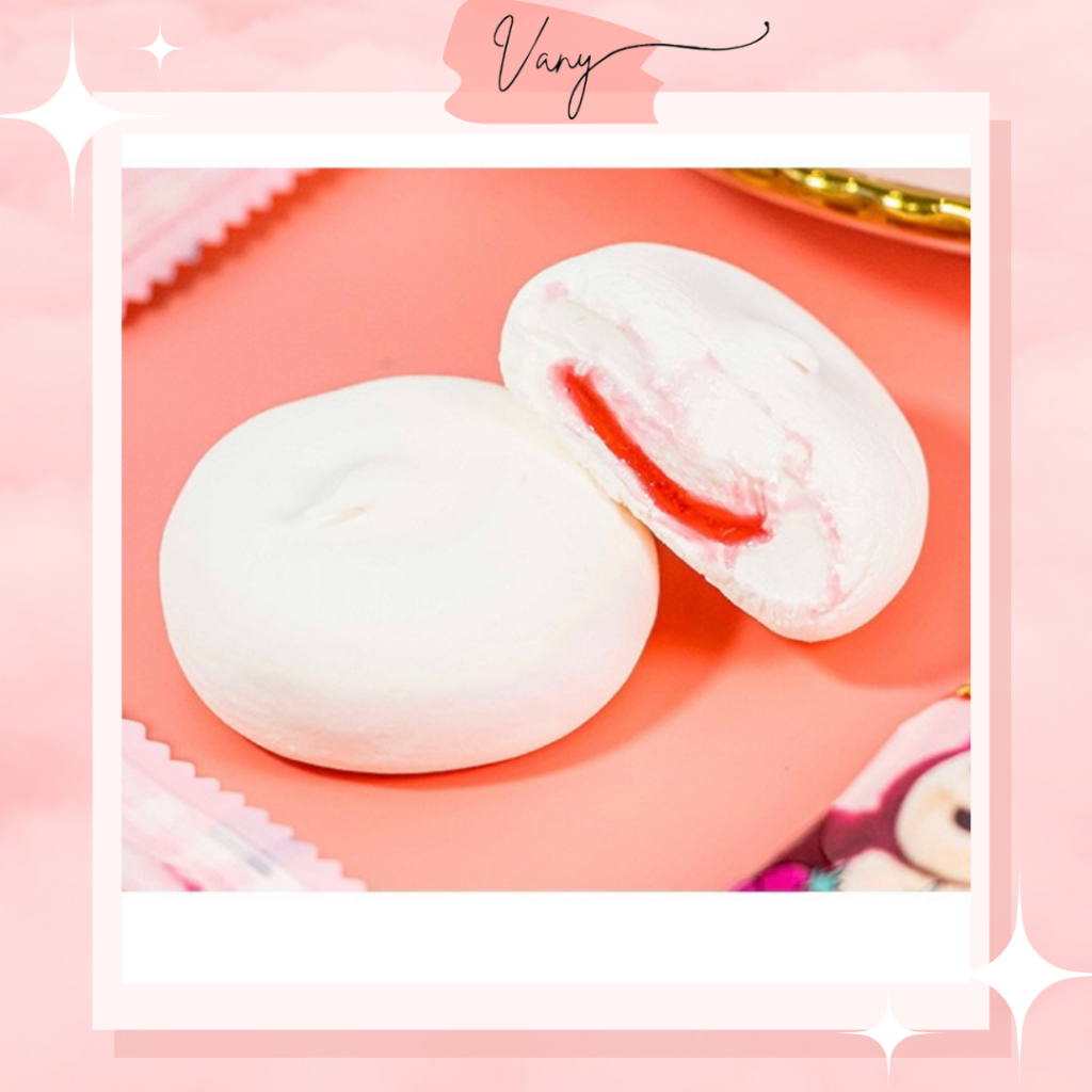 Kẹo Dẻo Marshmallow Nhân Mứt Dâu Gấu Dâu Lotso