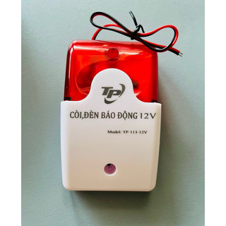Còi hú đèn chớp báo động 113 điện áp 12v, 220v