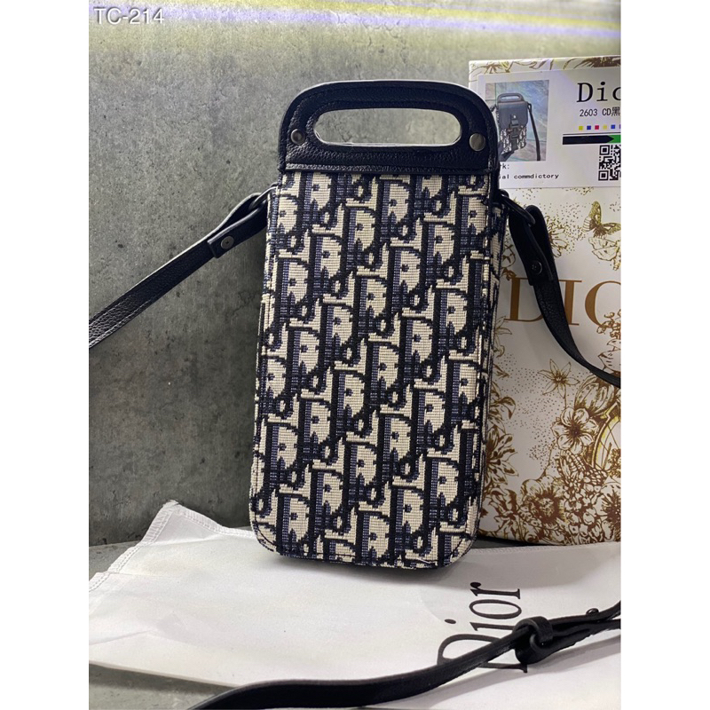 Túi Đeo chéo CD có hộp kèm cao cấp vải dệt tỷ mỉ siêu nét