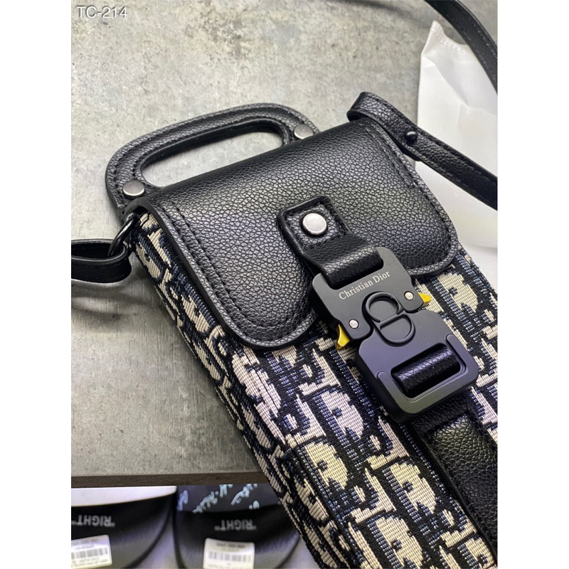 Túi Đeo chéo CD có hộp kèm cao cấp vải dệt tỷ mỉ siêu nét