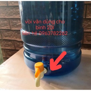 2 vòi tay vặn dùng cho bình 20l