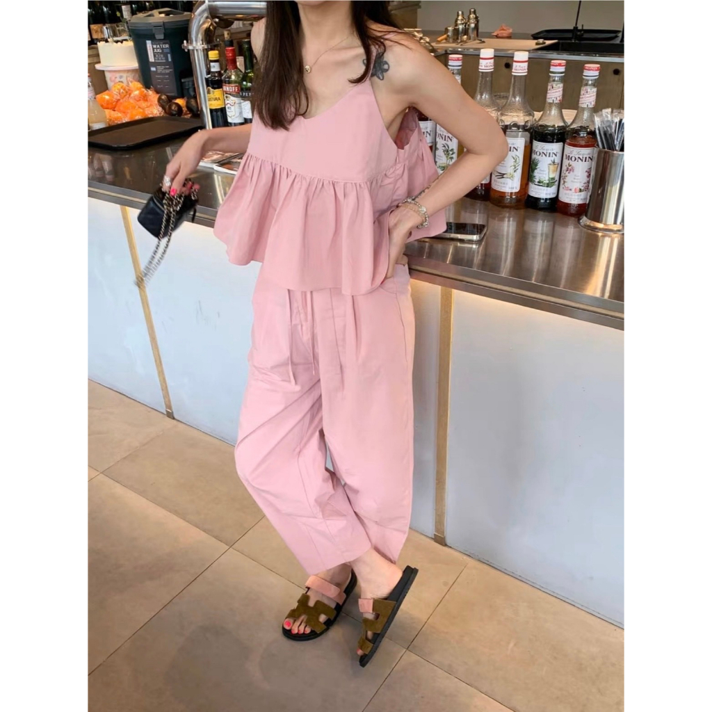 SET ÁO PEPLUM HỒNG 2S + QUẦN SUÔNG Lịch sự và sang trọng nhưng ko kém phần quyến rũ với em set mới nhé