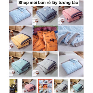 Chăn mùa thu chăn Đũi Zara Home Siêu Mềm Thoáng