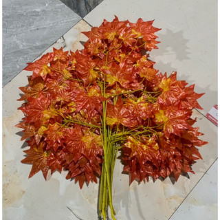 Combo 12 cành lá phong đỏ 🍁