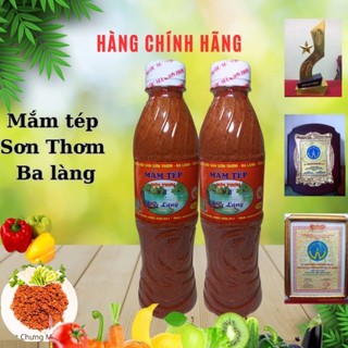 Mắm tép sơn thơm ba làng thanh hóa combo 2 chai 500g