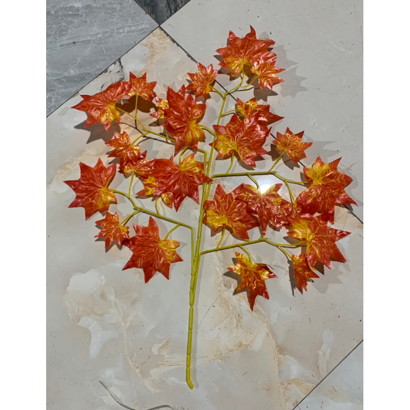 Combo 12 cành Lá Phong đỏ 🍁