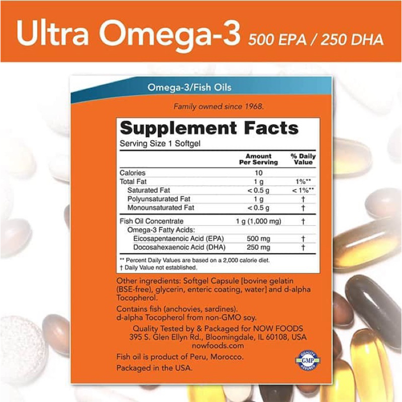Now Ultra Omega 3, 90 - 180 Viên