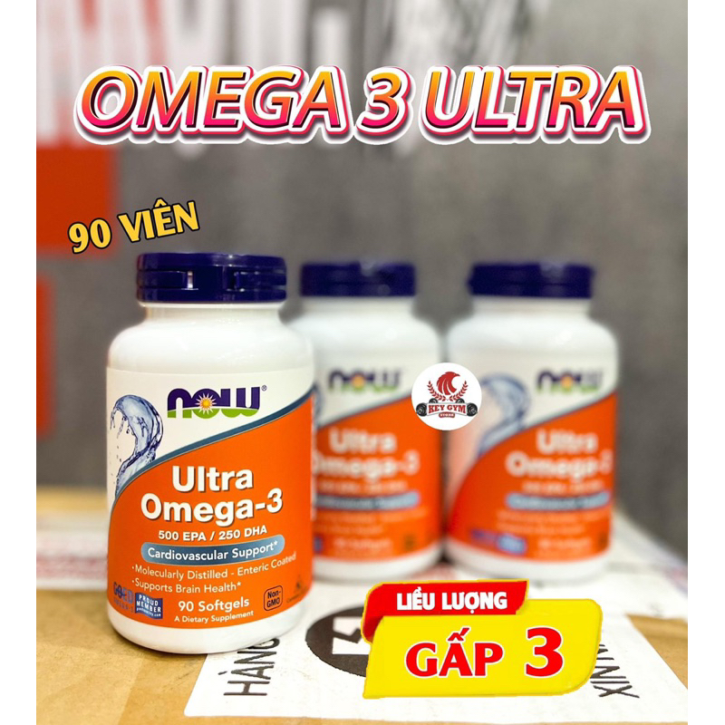 Now Ultra Omega 3, 90 - 180 Viên