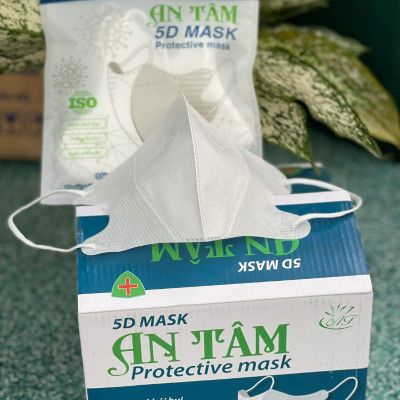 Combo 5 gói    khẩu trang y tế 5D An Tâm cho người lớn