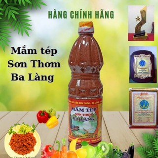 Mắm tép mắm tép chưng thit SƠN THƠM ba làng loại 1 lít nguyên liệu chấm và làm thịt chưng mắm tép