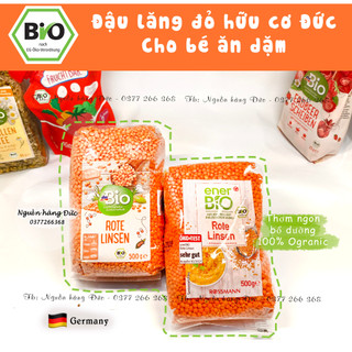Đậu lăng đỏ hữu cơ Đức tiêu chuẩn Bio dm rossmann Đức