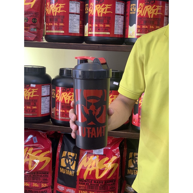 Bình nước tập Gym Bình lắc Shaker Mutant 1000ml