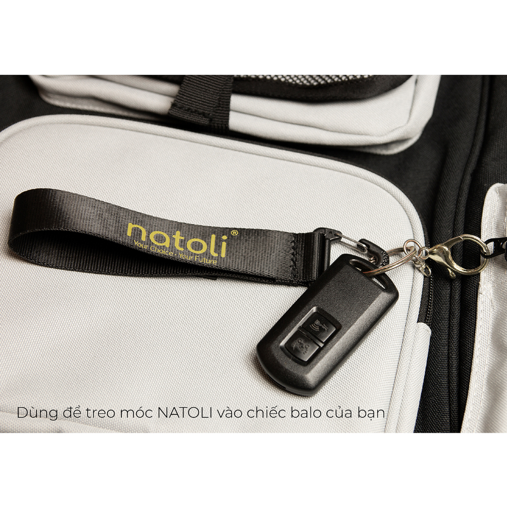 Móc khóa treo chìa khóa NATOLI Phụ Kiện Cho Túi Balo