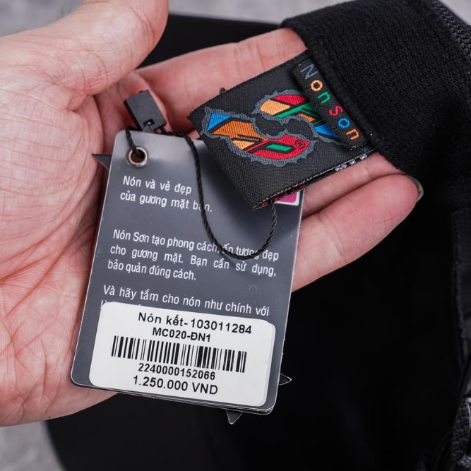 Nón Sơn chính hãng dành cho nam chất liệu vải lưới cao cấp MC020  - Hùng Nón Hiệu