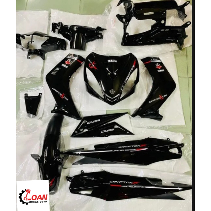 DÀN ÁO , VỎ NHỰA EXCITER 2010 12 MÓN BÓNG KÈM TEM CÁC MÀU LỰA CHỌN _ HƯƠNG RACING SHOP