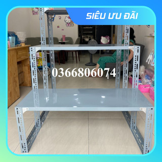 Kệ bậc thang 3 tầng cao 1m2 x rộng 90cm x dài 1m2 và dài 1m