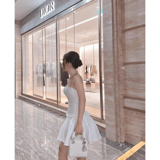 đầm midi 2s chit eo dáng chữ A