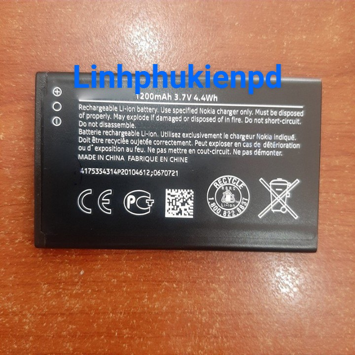 Pin Nokia 4UL/Lumia 225/Lumia 230/Rm-1172/RM-1011/3310 2017/TA-1030/5310 2020