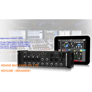 Mr12 mixer digital 12 input midas