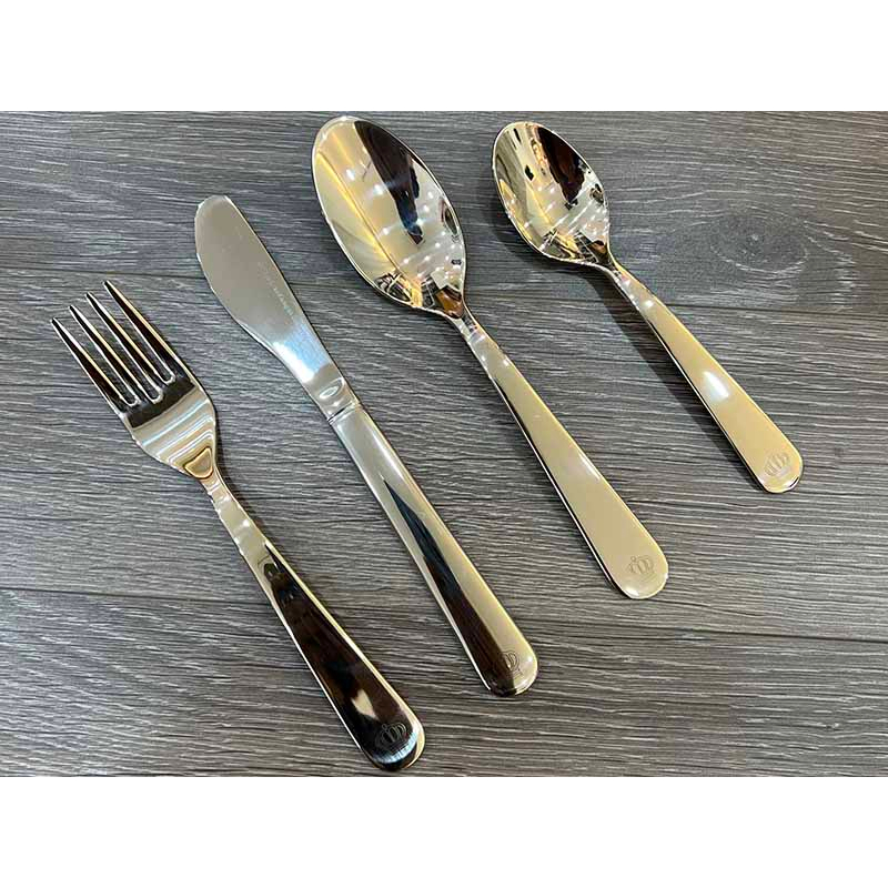 Set dao, nĩa muỗng 4 món cho bé Royal va Kempen & Begger - MBY001
