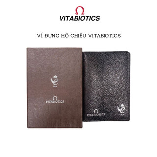 Ví đựng hộ chiếu bằng da - passport holder - vitabiotics