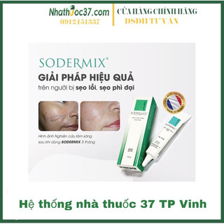 Kem Sodermix 15g - Giải pháp hiệu quả ngăn ngừa Sẹo lồi, sẹo phì đại, chàm, viêm da cơ địa. Xuất xứ Pháp