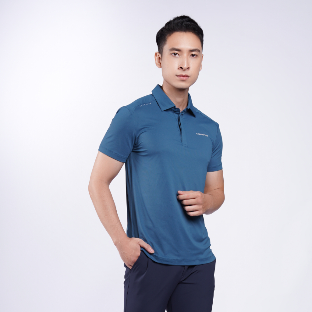 Áo Polo Nam 221003 Livan Sport Mềm Mại Co Giãn Thoáng Khí Thanh Lịch