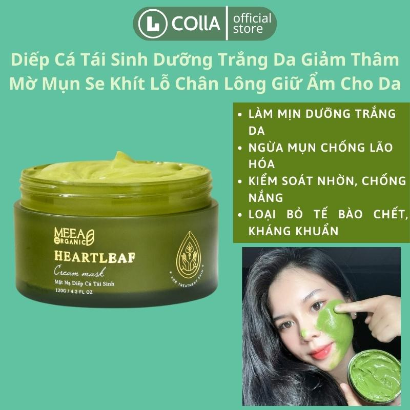 Mặt Nạ Diếp Cá MEEA ORGANIC, Mask Diếp Cá Tái Sinh Dưỡng Trắng Da Giảm Thâm Mờ Mụn Se Khít Lỗ Chân Lông Giữ Ẩm Cho Da