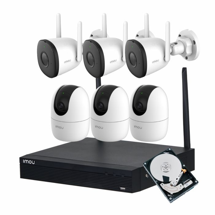 Bộ KIT 8 camera IMOU wifi, bộ camera không dây IMOU chính hãng