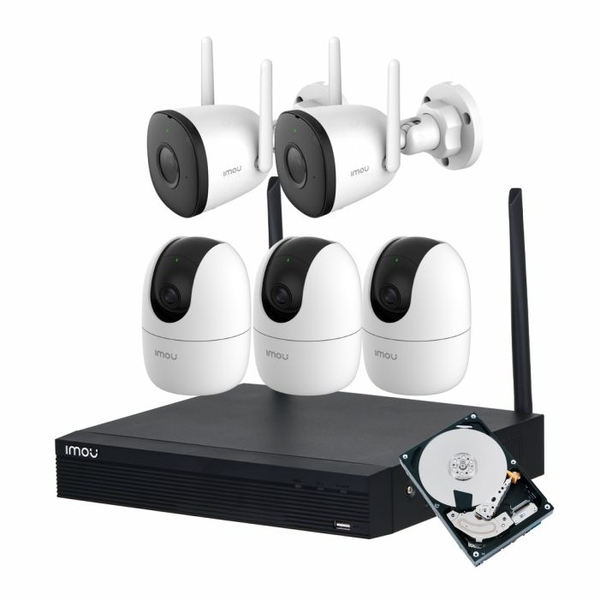 Bộ KIT 8 camera IMOU wifi, bộ camera không dây IMOU chính hãng