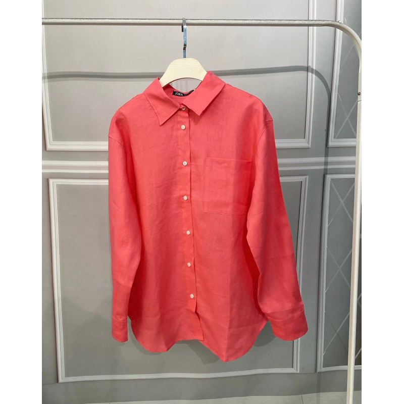 Áo sơmi linen tưng