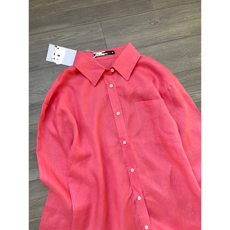 Áo sơmi linen tưng