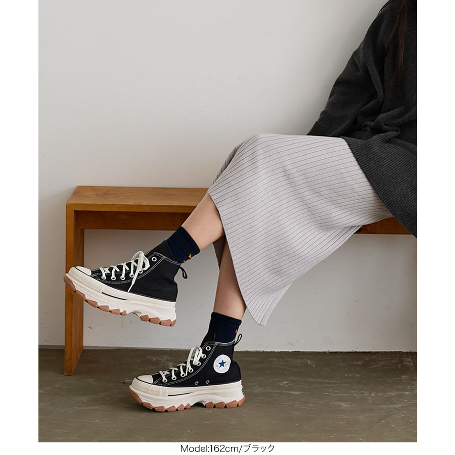 Giày Converse All Star 100 TREKWAVE OX high top black