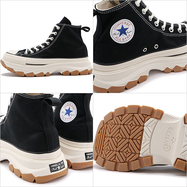 Giày Converse All Star 100 TREKWAVE OX high top black
