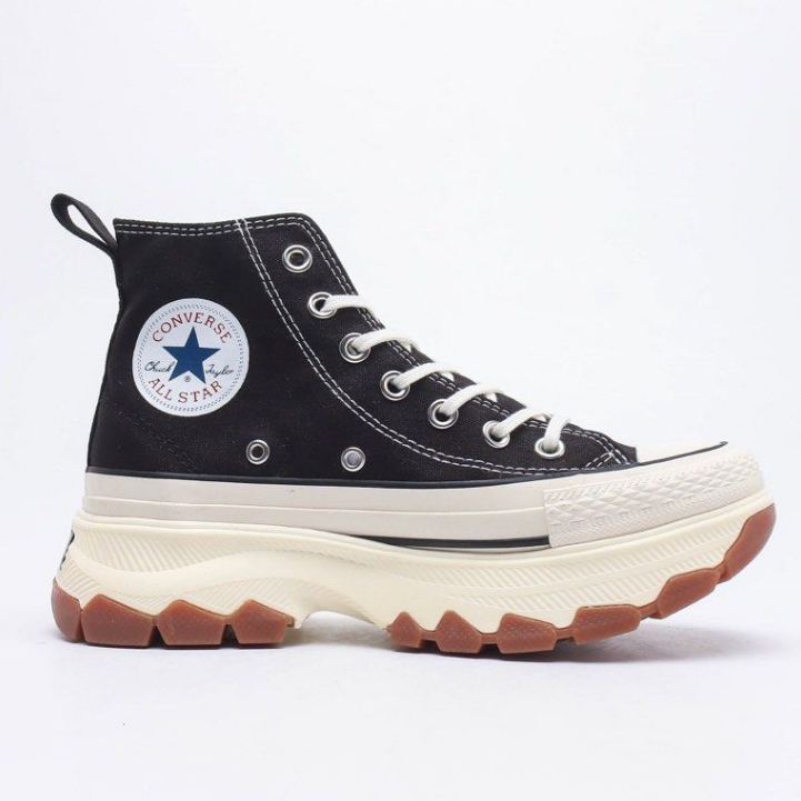 Giày Converse All Star 100 TREKWAVE OX high top black