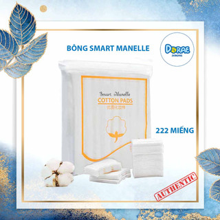 ✅[Bông Tẩy Trang 3 Lớp] Smart Manelle 222 Miếng Bông Tẩy Trang Cotton Pads 100% tự nhiên_BTT Nội Địa Trung