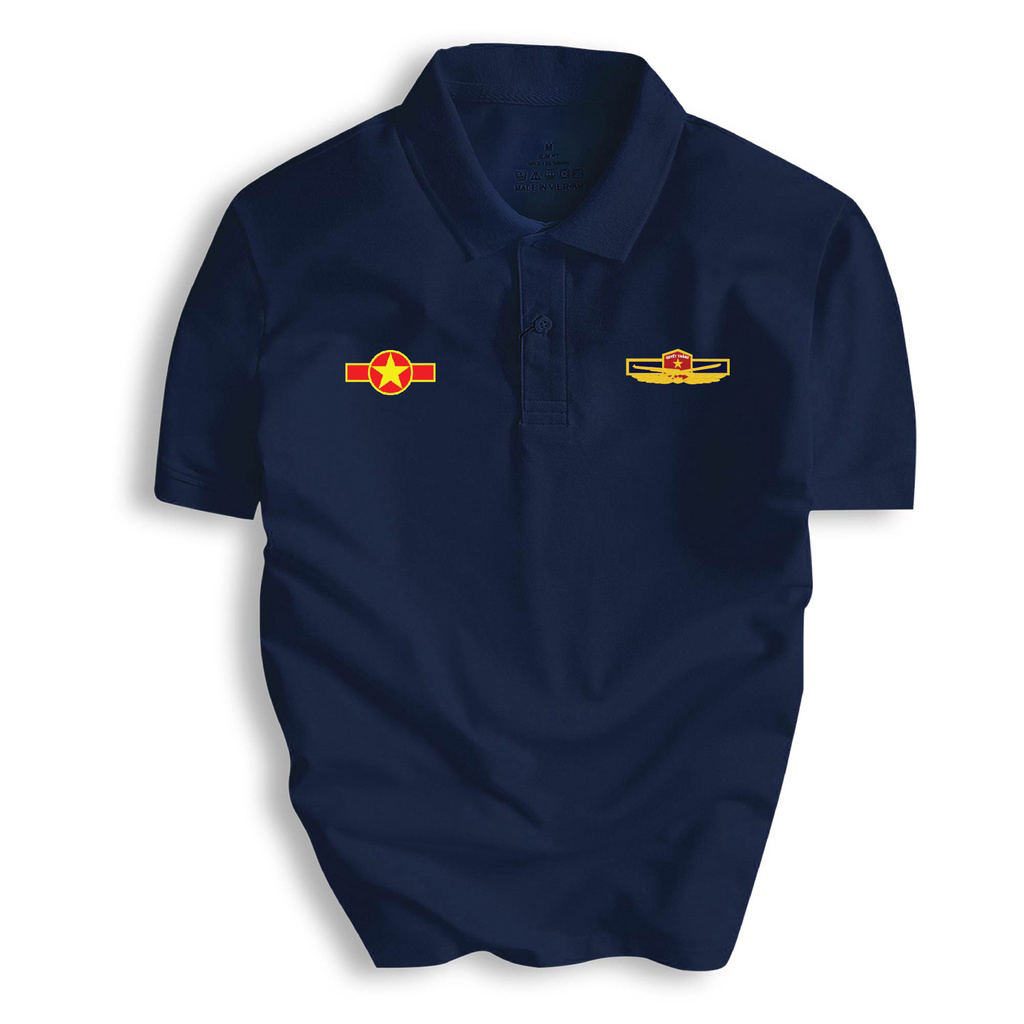 Áo Thun Polo Nam QĐVN Đẳng Cấp Chuẩn Form Thoáng Khí
