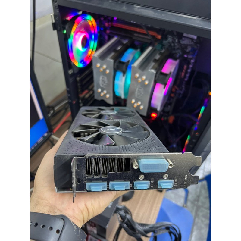 RX 580 8GB GDDR5 SAPPHIRE Chuyên GAME Giả Lập FULL 2 Fan mát