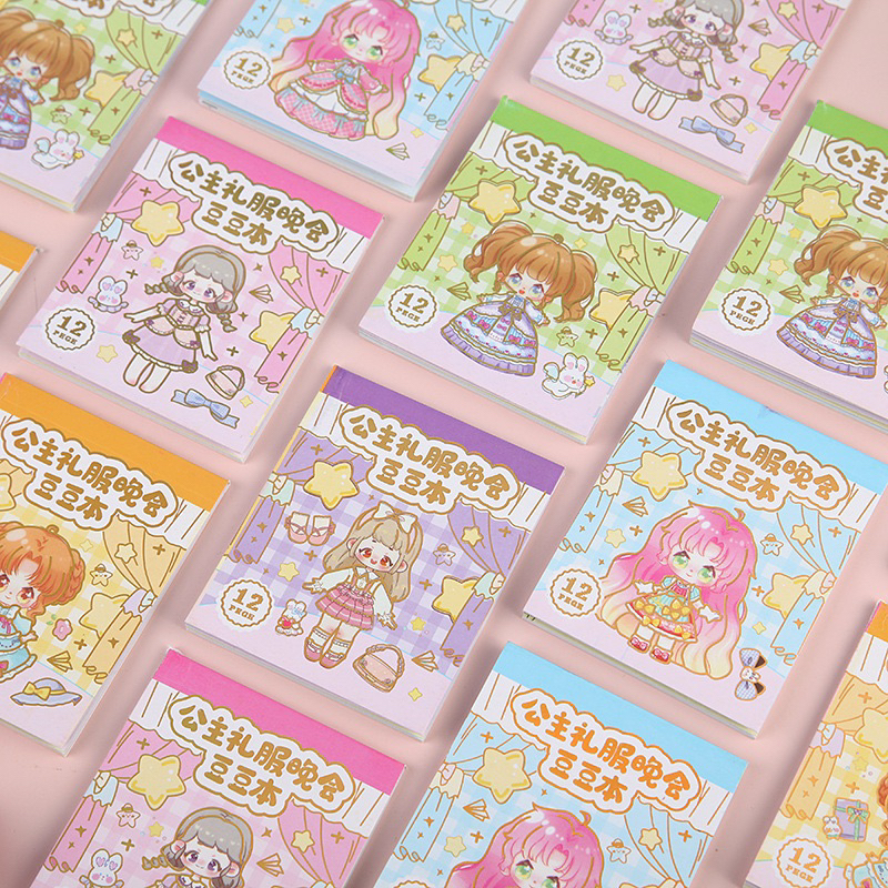 Sổ tay Sticker trò chơi thay y phục 12 tờ cho bé