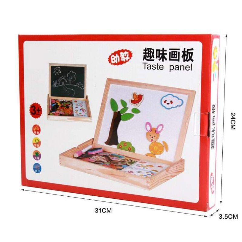Bảng ghép hình nam châm đa năng - Đồ Chơi Giáo Dục phát triển trí tuệ