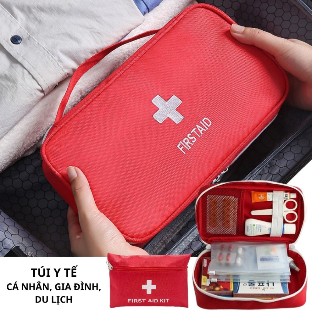 Túi du lịch đựng dụng cụ y tế cứu thương cá nhân, gia đình nhỏ gọn tiện lợi